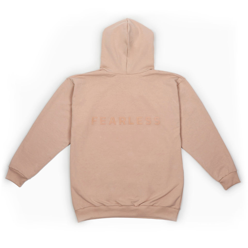 Fuerte and Fearless Hoodie in Café con Leche