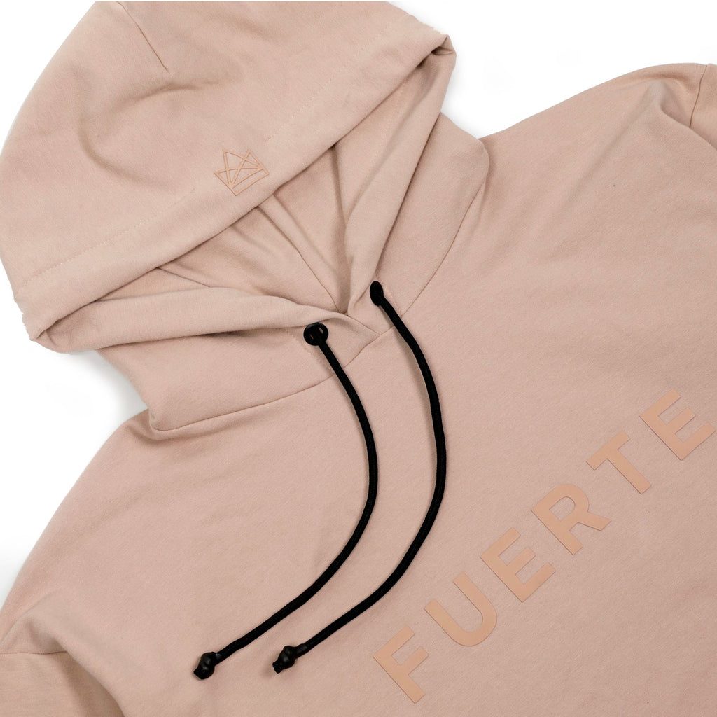 Fuerte and Fearless Hoodie in Café con Leche